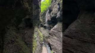 The beautiful and untamed Partnach Gorge or Partnachklamm [upl. by Yaned286]