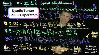 Differential Operations on Dyadic Tensor Fields [upl. by High873]