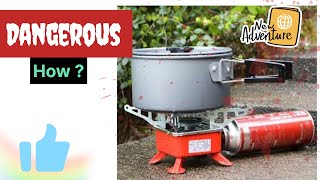 Portable gas stove how to use step by step explained [upl. by Shari]