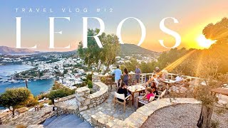 Leros Greece Travel Vlog 2024  Leros Island Explore Greece 4K Greek Islands Beaches Greek Food [upl. by Nowtna]