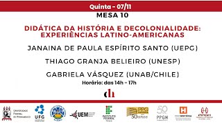 2º SIMPÓSIO INTERNACIONAL DE DIDÁTICA DA HISTÓRIA  POR UMA DIDÁTICA DA HISTÓRIA LATINOAMERICANA [upl. by Ennoitna]