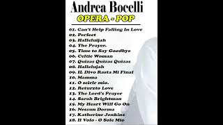 Andrea Bocelli  Cant Help Falling In Love \\\The Most Favorite Opera Songs All Time [upl. by Tiphanie]