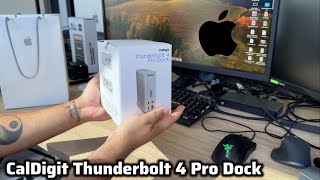 CalDigit Thunderbolt 4 Pro Dock  Unboxing and Setup [upl. by Enitsuj]