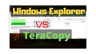 TeraCopy 2020 Review Is teracopy faster TeraCopy Vs Windows Explorer File Transfer [upl. by Ysirhc]