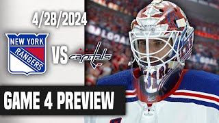 New York Rangers Vs Washington Capitals Game 4 Preview [upl. by Luisa280]