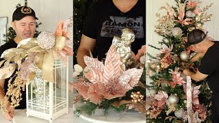 5 GLAM Christmas Decorations Ideas  How To Make Easy Christmas DIYS  Ramon At Home [upl. by Attaynik]