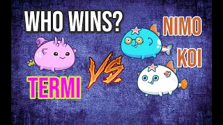 RBP VS AAP  REPTILE TERMI VS AQUA NIMO KOI  AXIE INFINITY  vlog 16 [upl. by Ahtnammas]