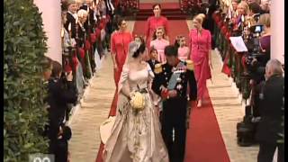 Frederik amp Marys Royal Wedding 2004 Departure from the Church [upl. by Einahpit]