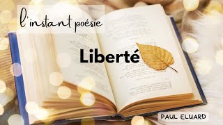 Liberté  Paul Eluard [upl. by Dnumsed247]