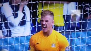 Joe Hart Swearing at Mangala [upl. by Nibroc]