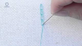 Learn How To Chain Stitch on Evenweave [upl. by Yeoj650]