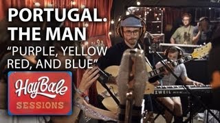 Portugal The Man  quotPurple Yellow Red and Bluequot  Hay Bales Sessions  Bonnaroo365 [upl. by Aiksas]