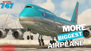 Very CROSSWIND GIANT Plane Flight Landing Korean Air Boeing 747 Landing at Gibraltar Airport [upl. by Acim]