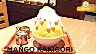 Mango kakigoriTaiwanese shaved iceJapanese dessert Food sweet shorts [upl. by Deanna]