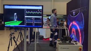 Live Demo of The MotionMonitor integration of the Bertec Instrumented Treadmill [upl. by Nidorf]