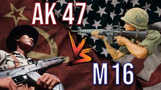 AK47 vs M16  Le duel de fusils dassaut de la guerre froide [upl. by Melville]