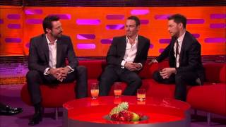 The Graham Norton Show  S15E05  Hugh Jackman Michael Fassbender James McAvoy [upl. by Grove]