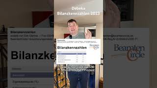 Debeka Bilanzkennzahlen 2023 [upl. by Selhorst]