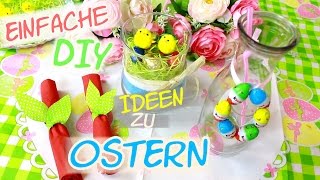 🐰 DIY Deko Ideen zu Ostern 🐰 schnelle amp einfache Osterdeko 2016  candybomb [upl. by Atnauqahs484]