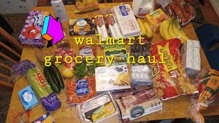 WALMART GROCERY HAUL  WEEKLY FOOD FOR A FAMILY OF FOUR  week 50 [upl. by Carlynne]