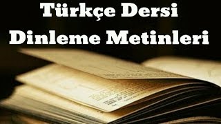 Bir Yer Düşünüyorum Dinleme Metni [upl. by Samp]