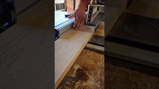 Trimming up Oak On The Table Saw axminstertools woodworking oak YouTubeCreatorCommunity [upl. by Nwahsyd]