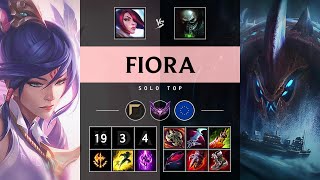 Fiora Top vs Urgot Triple Kill Dominating  EUW Master Patch 1417 [upl. by Esylla]