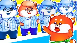 Where Is Daddy Copycat vs Real Cat 😨😰 Funny Kids Songs And Nursery Rhymes by Lucky Zee Zee [upl. by Jary]