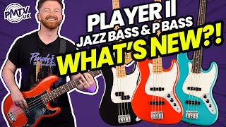 NEW For 2024 Fender Player II Jazz amp Precision Bass  Rosewood Boards New Colours amp More [upl. by Nojad]