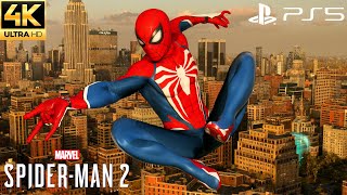 Marvels SpiderMan 2 PS5  Free Roam Gameplay 4K 60FPS [upl. by Lauryn682]