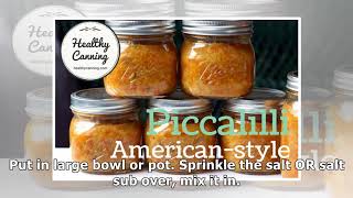 Americanstyle piccalilli [upl. by Thordia634]