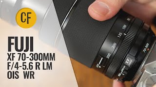 Fuji XF 70300mm f456 R LM OIS WR lens review with samples [upl. by Nepil]