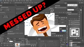 Photoshop Toolbar Missing  How to Reset Tools and Workspace in Photoshop [upl. by Nylarac]