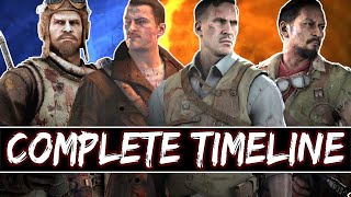 The Complete Unabridged Timeline of Call of Duty Zombies World At War  Black Ops 4 [upl. by Dett]