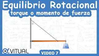 ⚖️ Equilibrio Rotacional Torque o Momento de una Fuerza  Video 7  Nivel Bachillerato [upl. by Swartz]