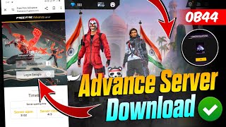 😍 Free Fire Ob44 Advance Server Kaise Download Karen  How To Download Ff Advance Server Ob44 [upl. by Roxane]