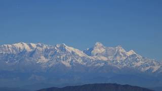 Himalaya view from Nainital in winter [upl. by Annovad686]