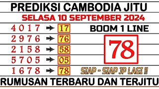 PREDIKSI CAMBODIA HARI INI 10 SEPTEMBER 2024  BOCORAN TOGEL CAMBODIA HARI INI  RUMUS CAMBODIA JITU [upl. by Enylekcaj260]