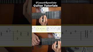 BÉSAME MUCHO Fingerstyle cover 🎸  Tutorial  TABS  guitarraargentina guitartutorial shorts [upl. by Attah]