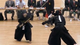 平成28年度 全国都道府県対抗銃剣道大会 成年の部 決勝 大将戦 Jukendo [upl. by Narine]