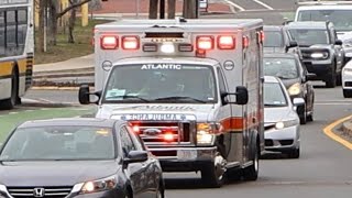 AtlanticCataldo EMS Ambulance 2306 Responding  03262024 [upl. by Anneirda]