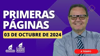 El panorama internacional de este jueves 03 de octubre de 2024  A Tiempo [upl. by Nolek]