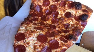 Lamannas Bakery makes Torontos largest pizza slice [upl. by Sabella713]