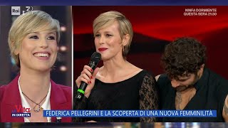 Federica Pellegrini quotSto riscoprendo la mia femminilitàquot  La Vita in diretta 29102024 [upl. by Anilac]