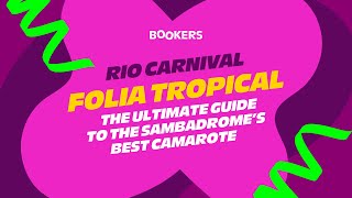 RIO CARNIVAL 2025  The ULTIMATE Guide to FOLIA TROPICAL Camarote [upl. by Bilow302]