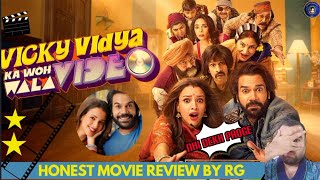 Vicky Vidya ka woh wala video Movie honest review movie review video bollywood movies hindi 1 [upl. by Aiksas]