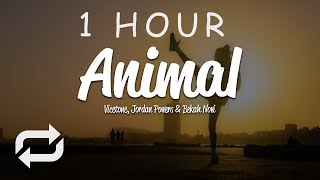 1 HOUR 🕐  Vicetone  Animal Lyrics ft Jordan Powers amp Bekah Novi [upl. by Bernita]