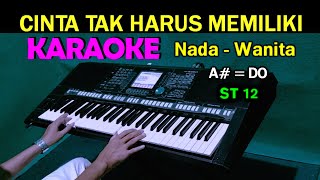 CINTA TAK HARUS MEMILIKI  ST 12  KARAOKE Nada Wanita HD [upl. by Nalod]