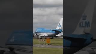 B747 Dep From Amsterdam airport KLM spotter aviation airlines airline planespotting [upl. by Ferreby332]