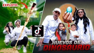 PROBANDO TRUCOS VIRALES DE TIKTOK 😱 LIFEHACKS Jukilop  Kimberly Loaiza [upl. by Bisset]